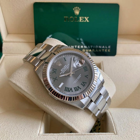 Classy Men's Rolex Watch With Stainless Steel Belt