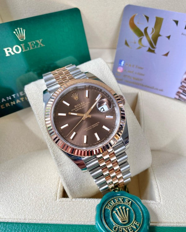 Classy Men's Rolex Watch With Stainless Steel Belt