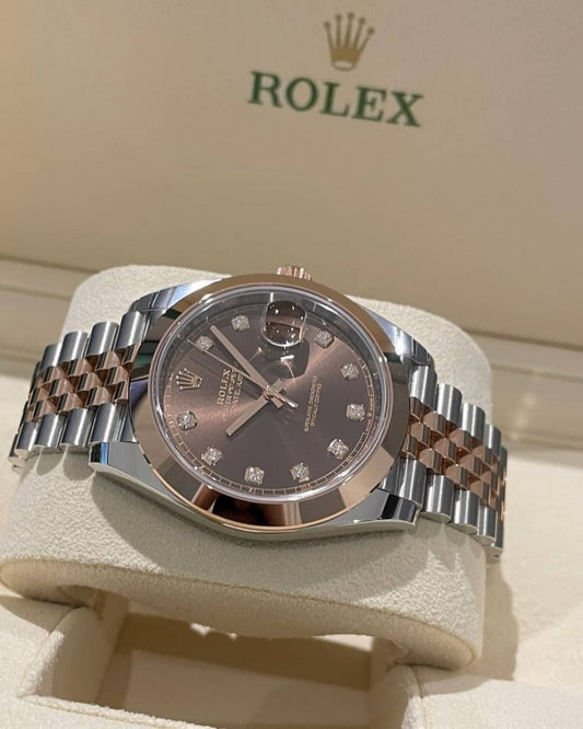 Classy Men's Rolex Watch With Stainless Steel Belt