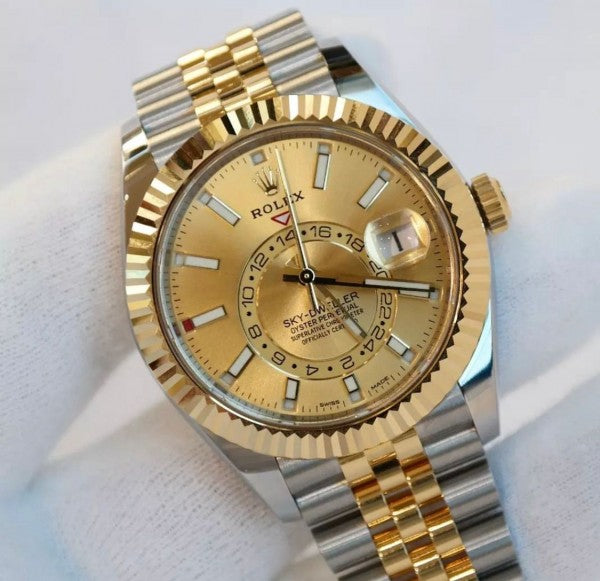 Classy Men's Rolex Watch With Stainless Steel Belt