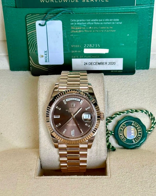 Classy Men's Rolex Watch With Stainless Steel Belt