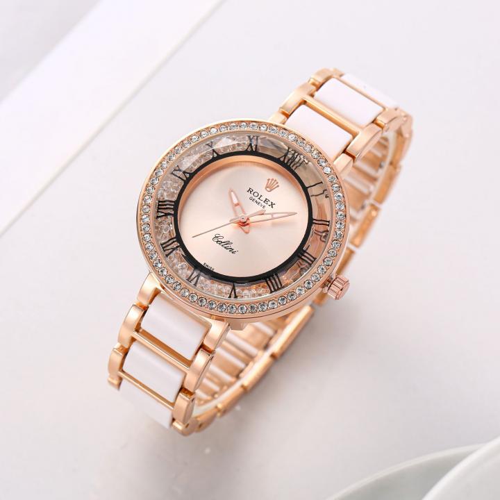 Celine White/ Pink Watch