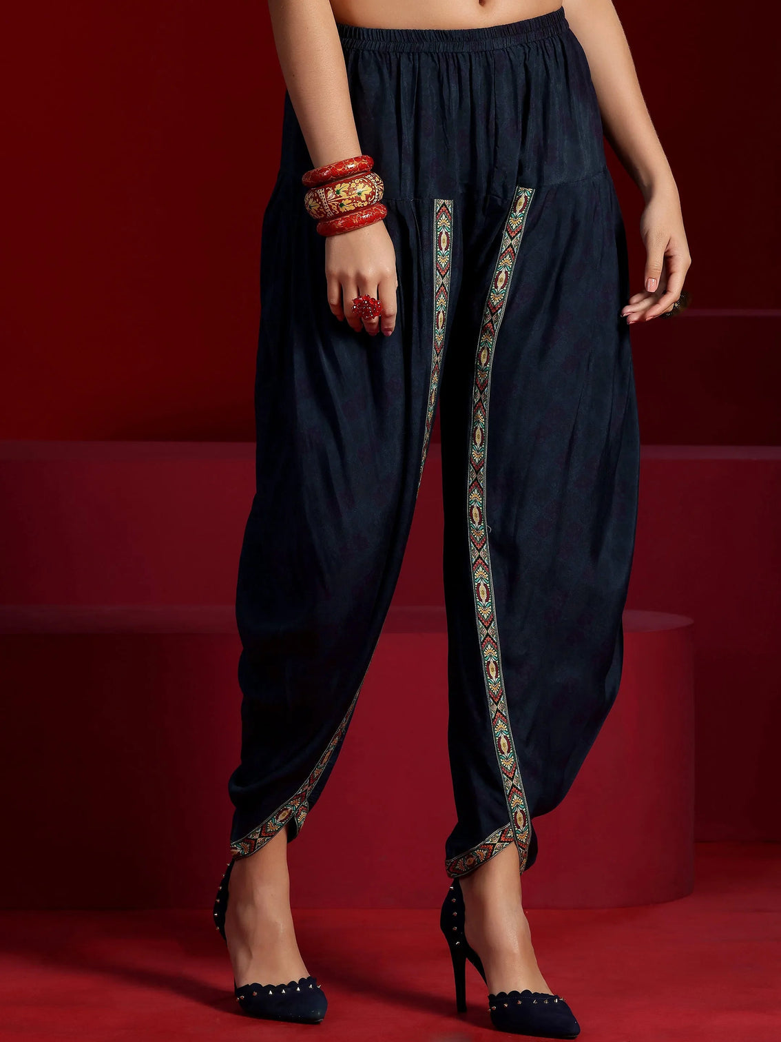 Mameraa Art Multi Printed Silk Blend Co-Ords