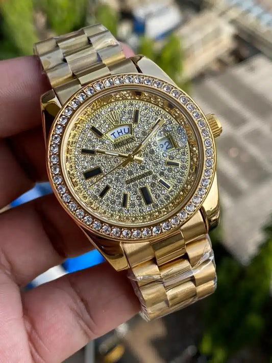 Branded Perpetual Gold watch For Men’s