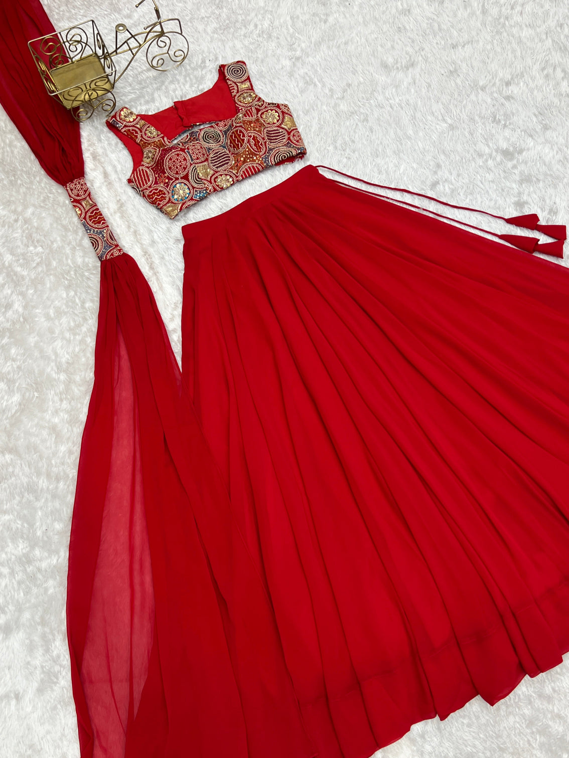Elegant ready to wear anarkali suit for women designer bandhej work ethnic wear