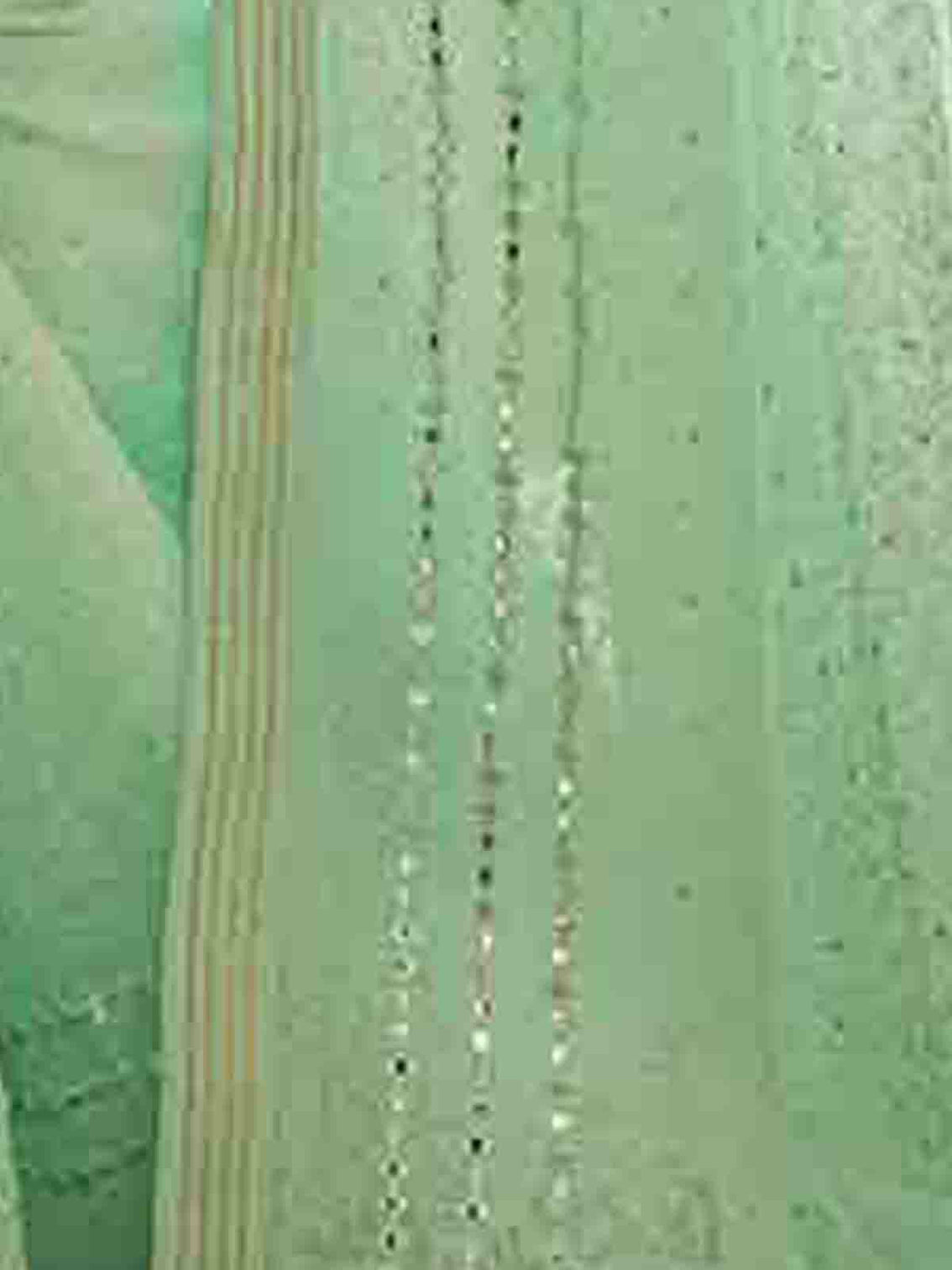 Green Georgette Saree With Unstitched Blouse