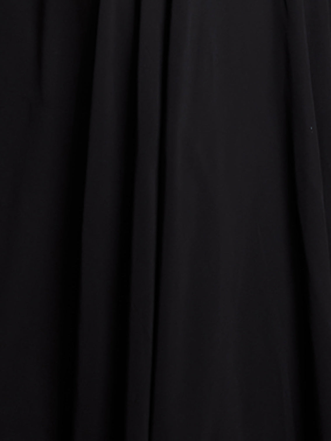 Black Georgette Solid Stitched Lehenga Choli