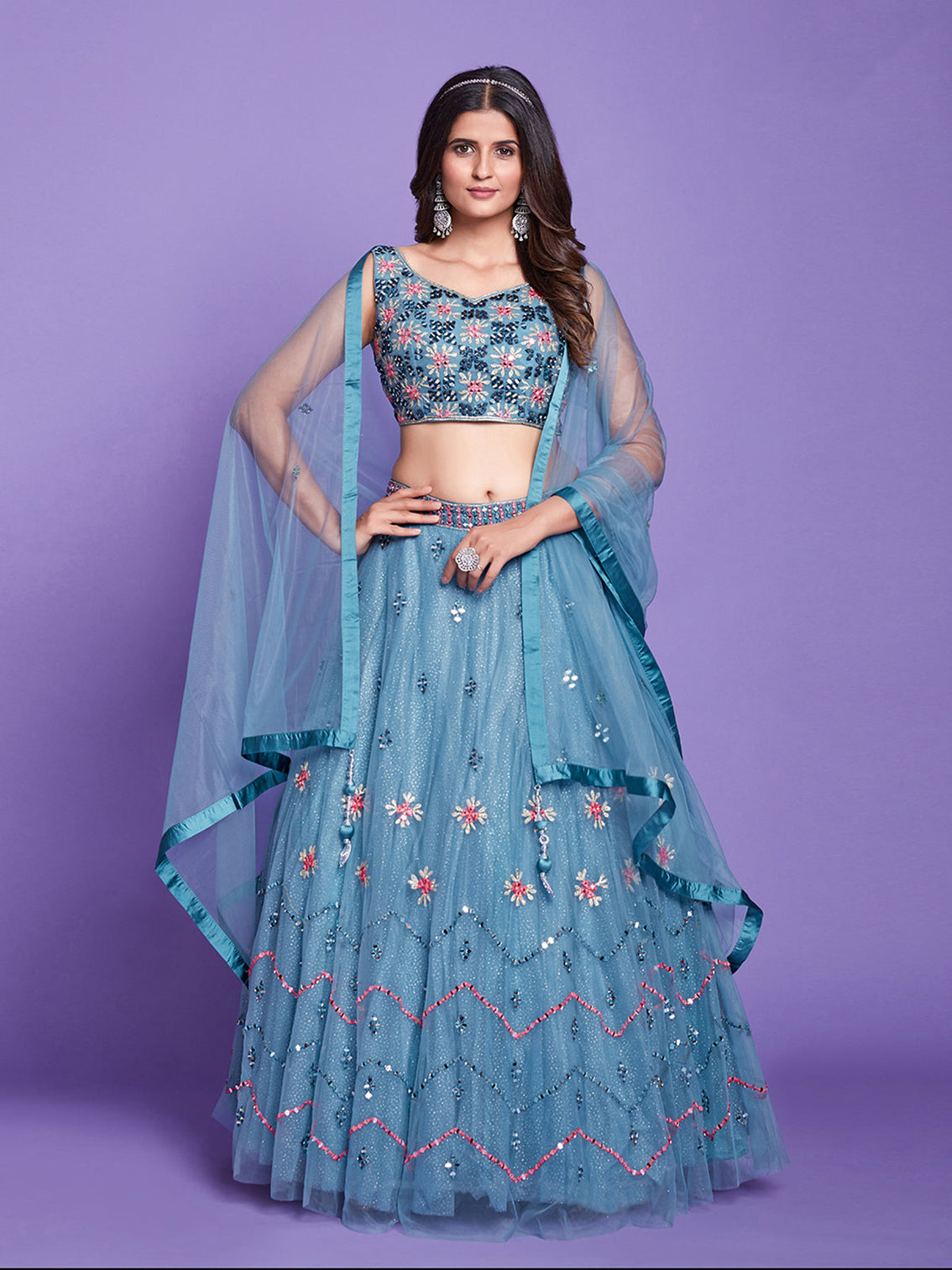 Aqua Net Stitched Lehenga Choli