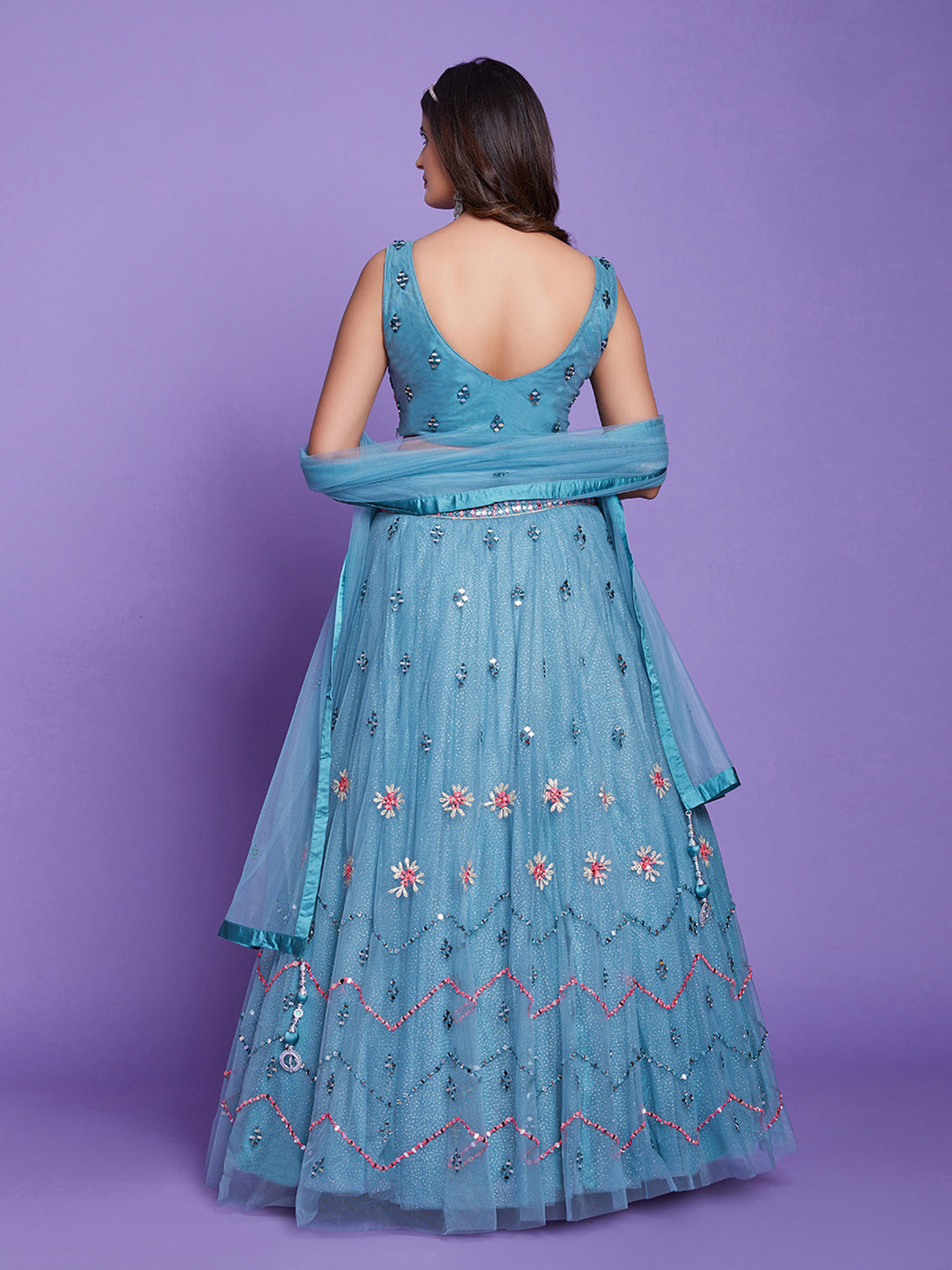 Aqua Net Stitched Lehenga Choli