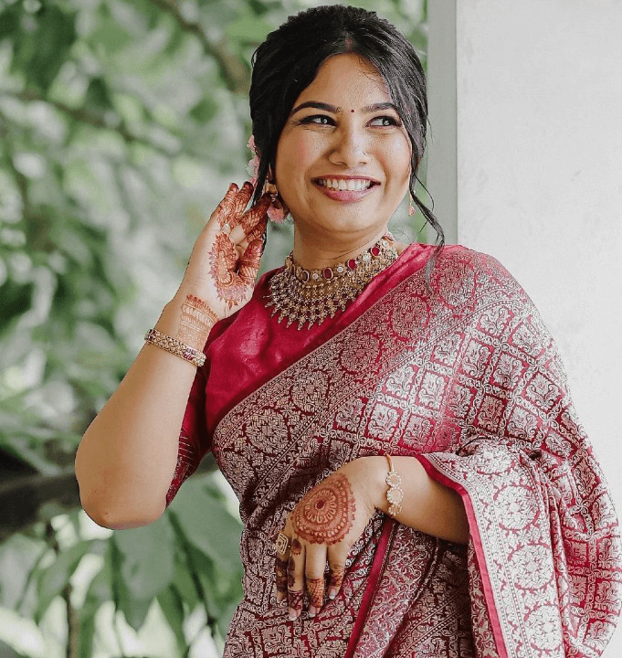 Murmurous Wine Soft S Saree With Seraglio Blouse piece