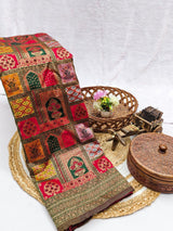 Breathtaking Red Soft Silk Saree With Intricate Blouse Piece