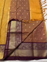 Glittering Mustard Soft Silk Saree With Scintillating Blouse Piece