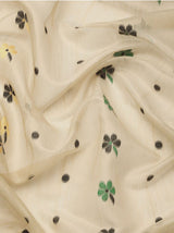 Seraglio Beige Cotton Silk Saree With Stylish Blouse Piece
