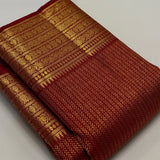 Felicitous Red Soft Banarasi Silk Saree With Improbable Blouse Piece