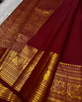 Pulsating Red Soft Banarasi Silk Saree With Conflate Blouse Piece