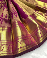 Entrancing Purple Soft Banarasi Silk Saree With Comely Blouse Piece