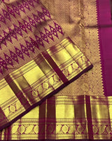 Entrancing Purple Soft Banarasi Silk Saree With Comely Blouse Piece
