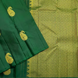 Unequalled Green Soft Banarasi Silk Saree With Designer Blouse Piece