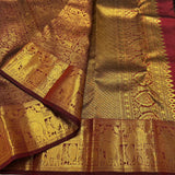 Stylish Maroon Soft Banarasi Silk Saree With Felicitous Blouse Piece