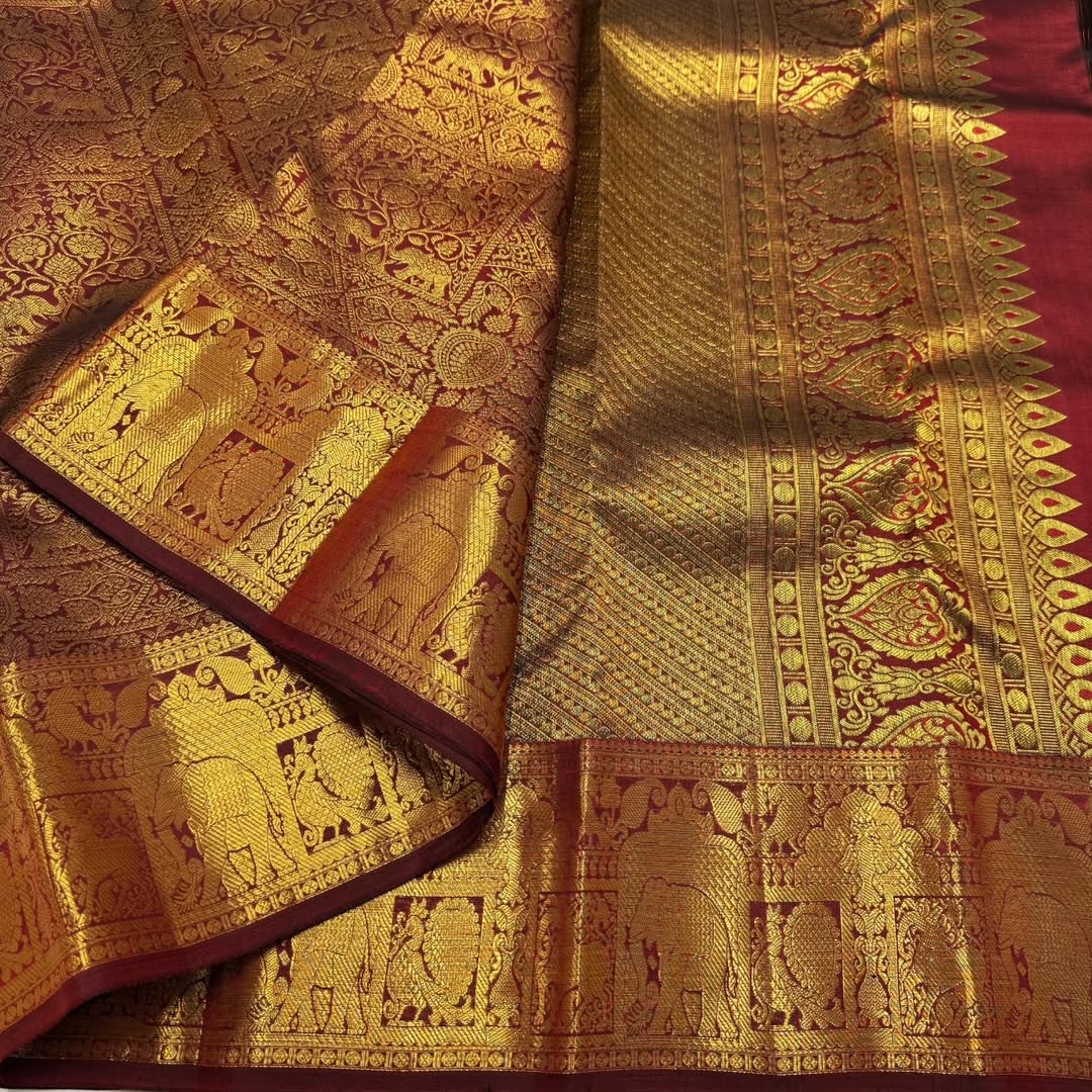 Stylish Maroon Soft Banarasi Silk Saree With Felicitous Blouse Piece