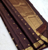 Denouement Wine Soft Silk Saree With Entrancing Blouse Piece