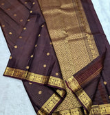 Denouement Wine Soft Silk Saree With Entrancing Blouse Piece