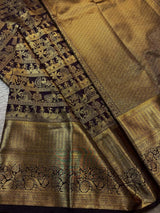 Ineffable Wine Pure Zari Weaving Banarasi Silk Saree With Tremendous Blouse Piece