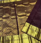 Piquant Wine Pure Zari Weaving Banarasi Silk Saree With Desultory Blouse Piece