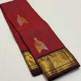 Magnetic Red Pure Zari Weaving Banarasi Silk Saree With Capricious Blouse Piece