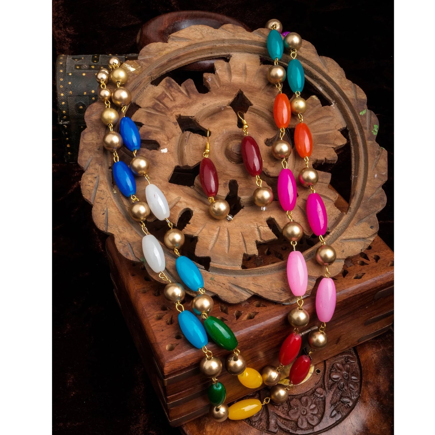 Alloy Jewel Set (Multicolor)