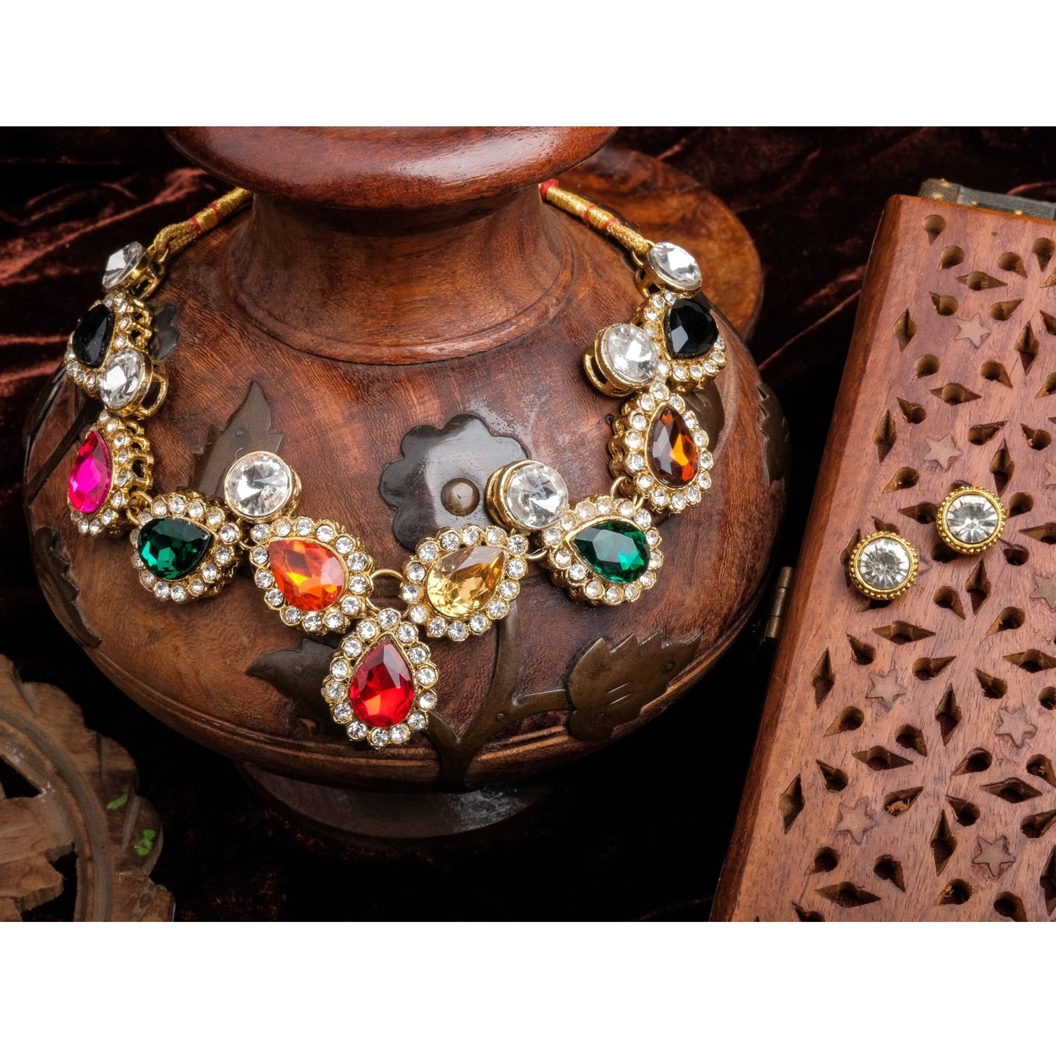 Alloy Jewel Set (Multicolor)