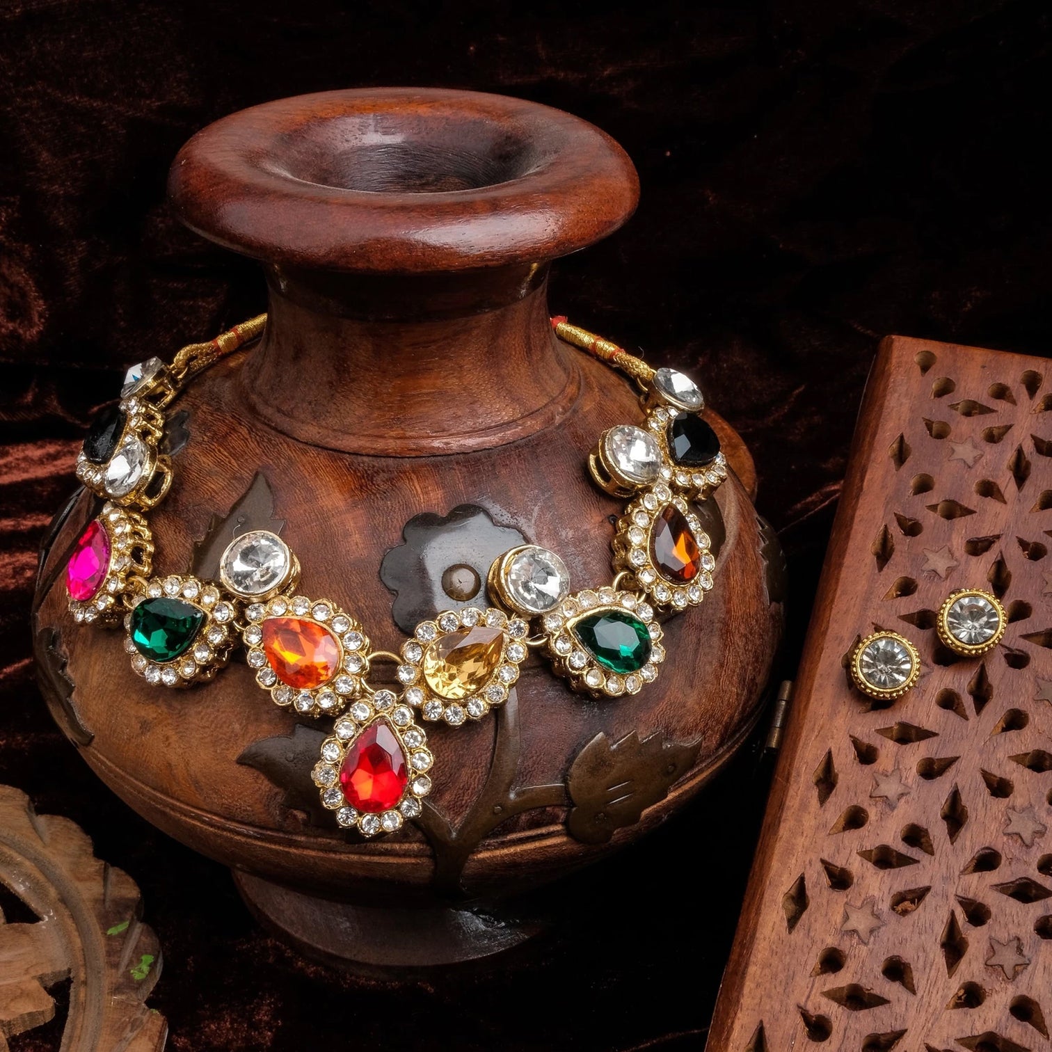 Alloy Jewel Set (Multicolor)