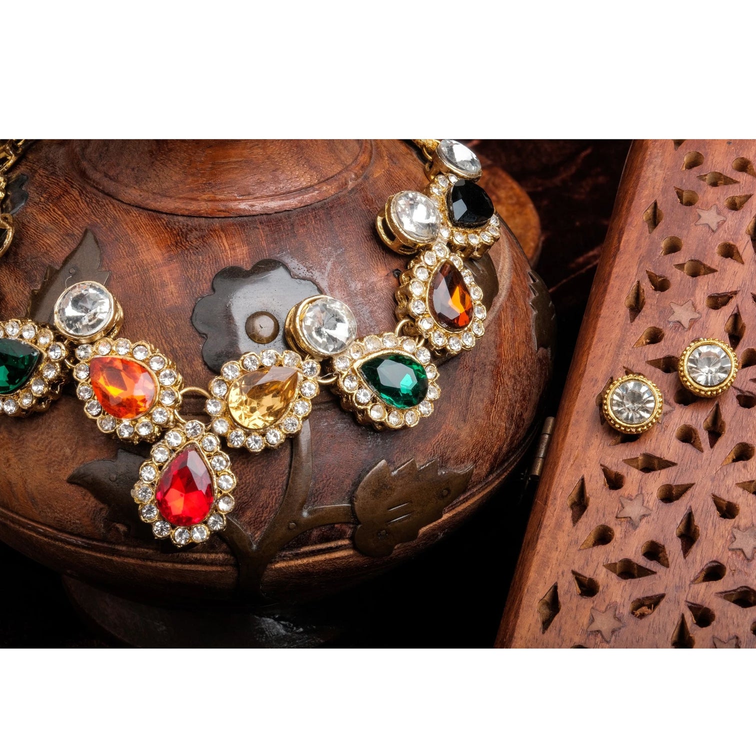 Alloy Jewel Set (Multicolor)