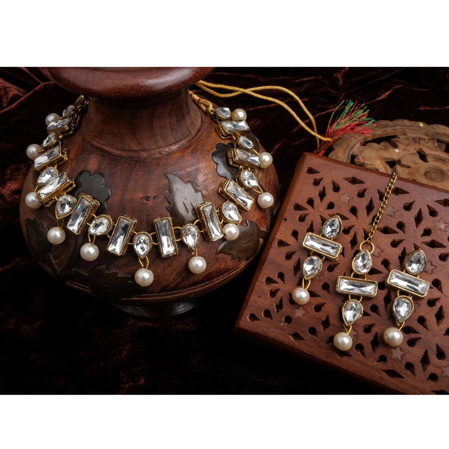 Alloy Jewel Set (White)