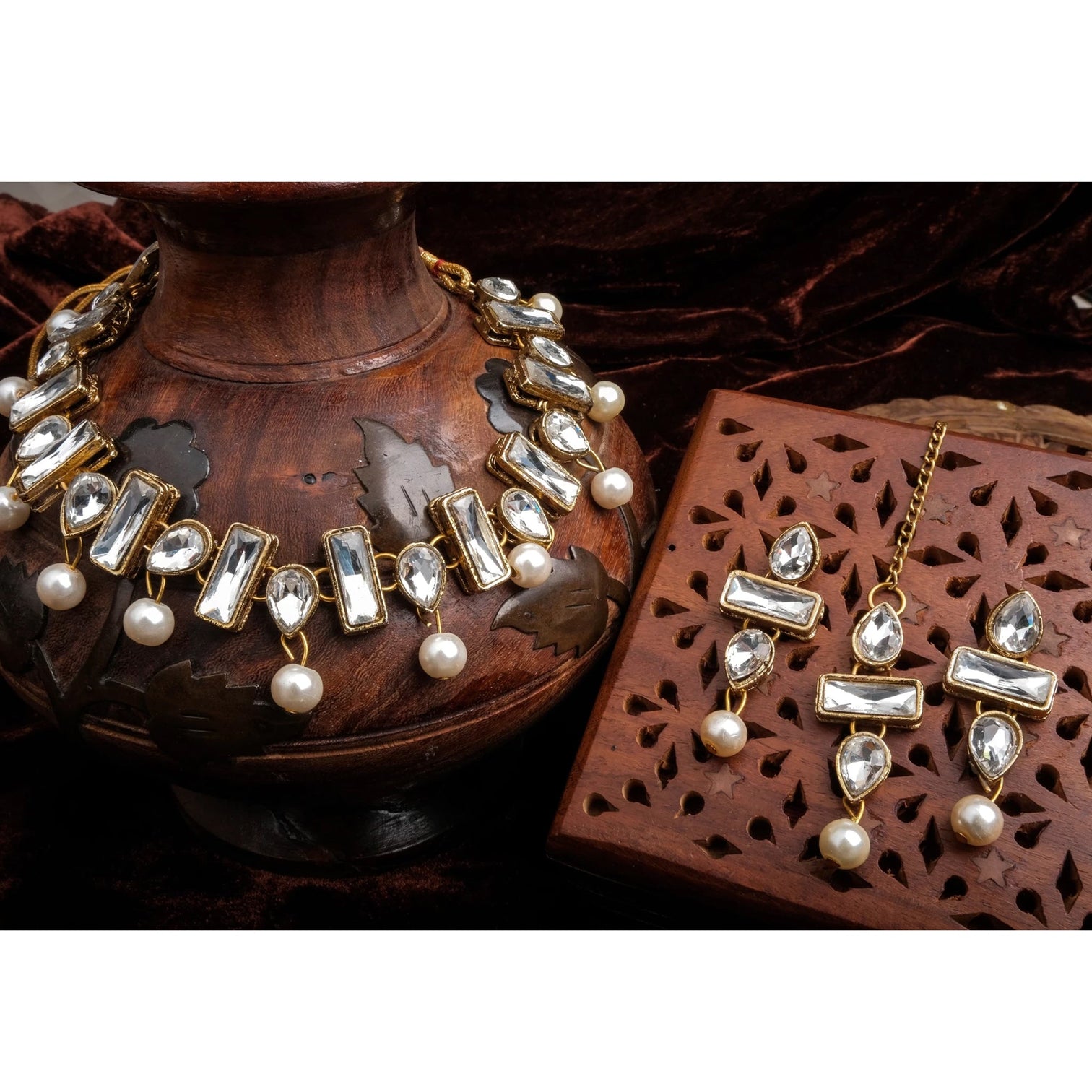 Alloy Jewel Set (White)