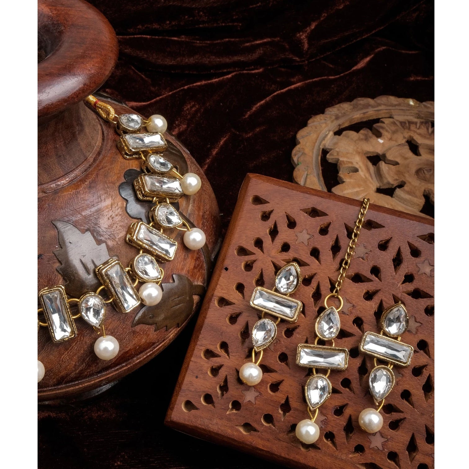 Alloy Jewel Set (White)