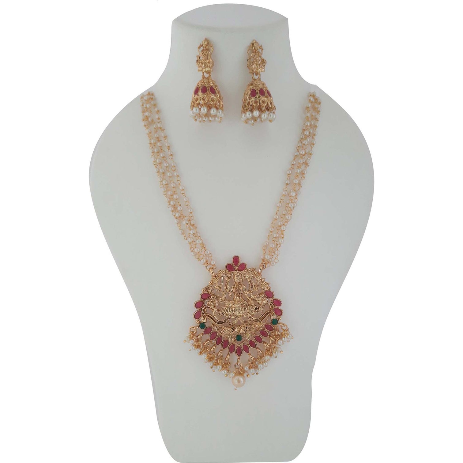 Alloy Gold-plated Jewel Set (Multicolor)