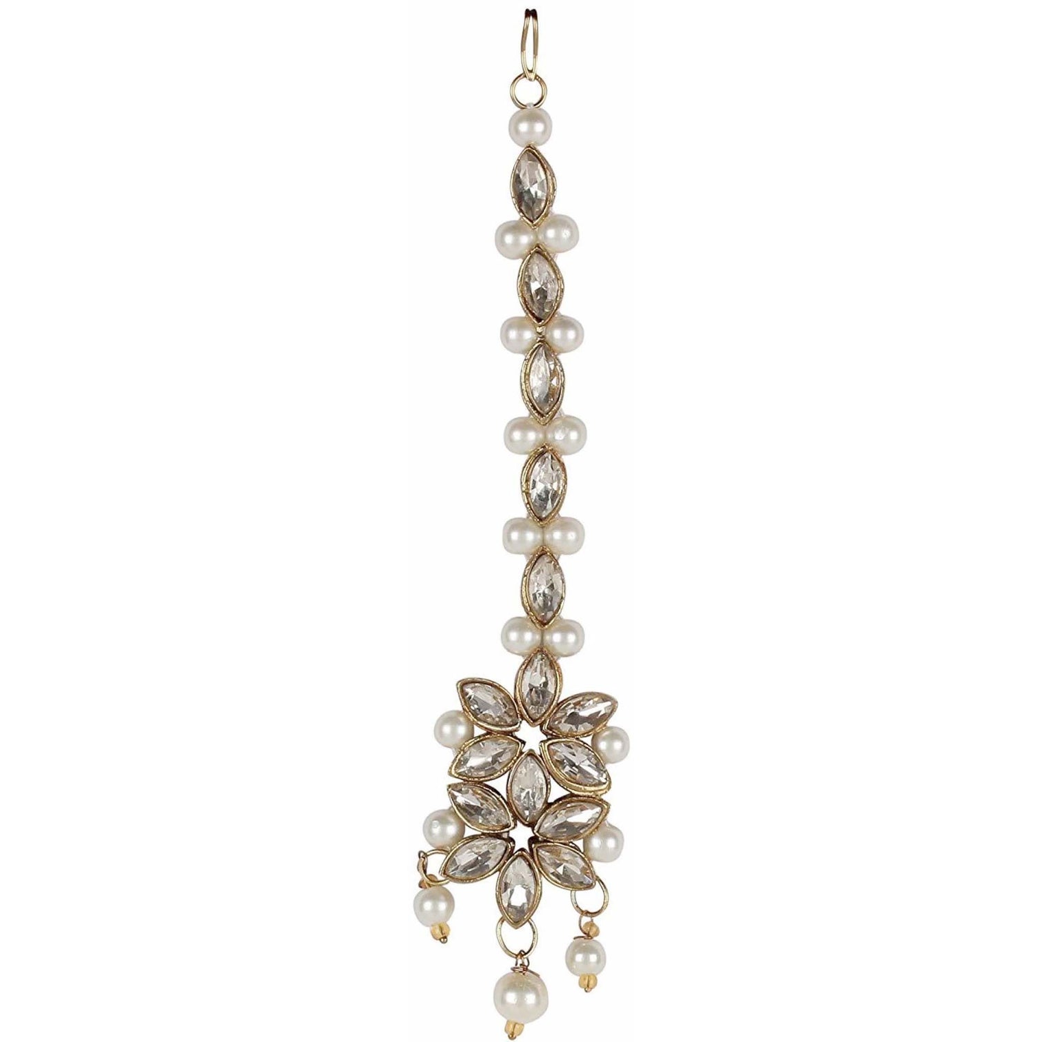 Alloy Jewel Set (Gold, White)