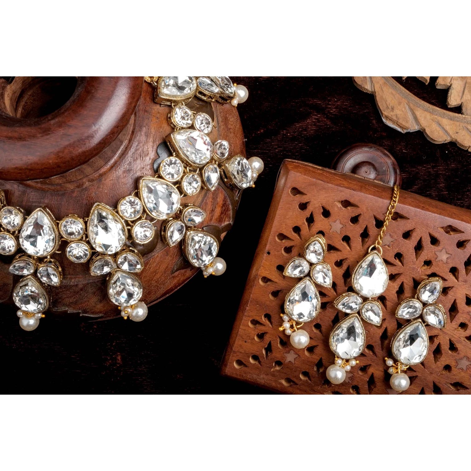 Alloy Jewel Set (White)