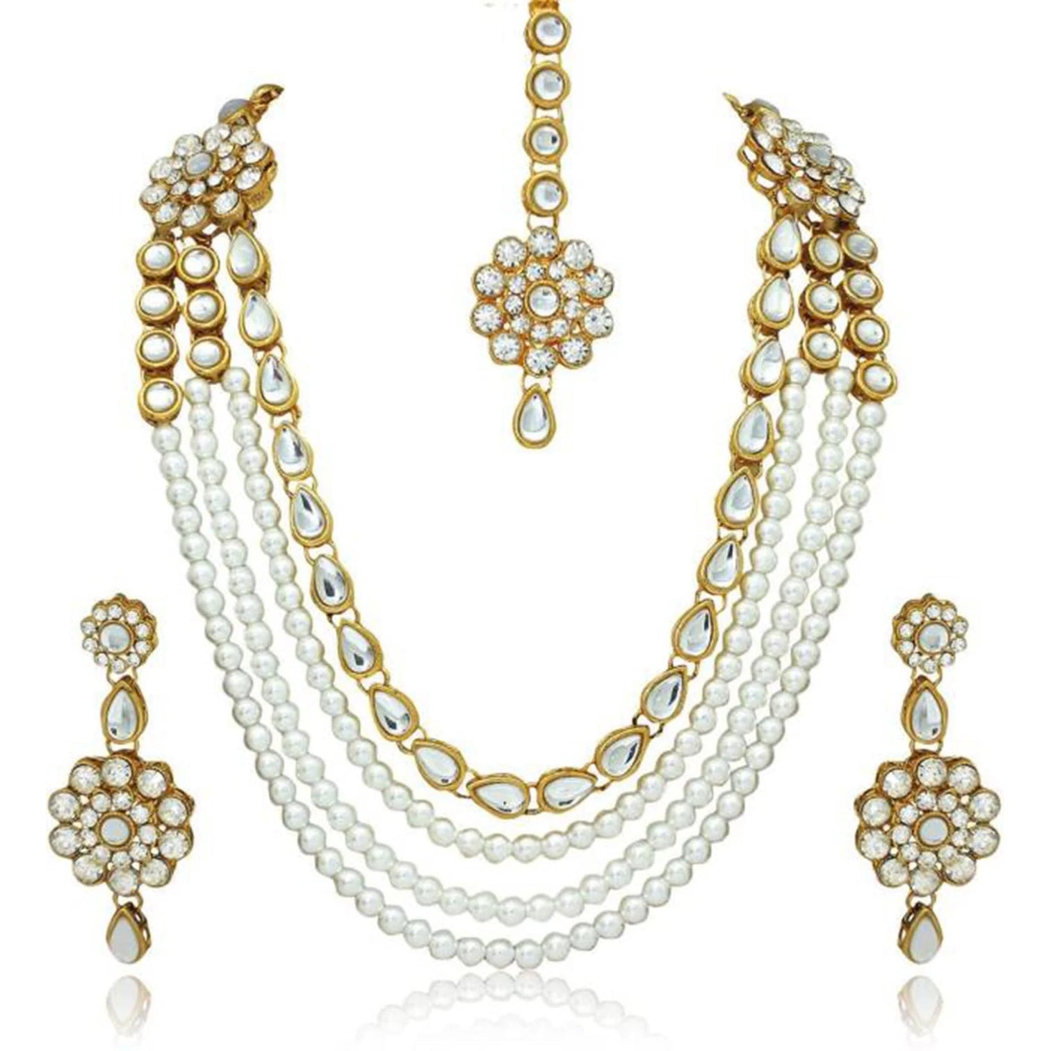 Alloy Jewel Set (White)