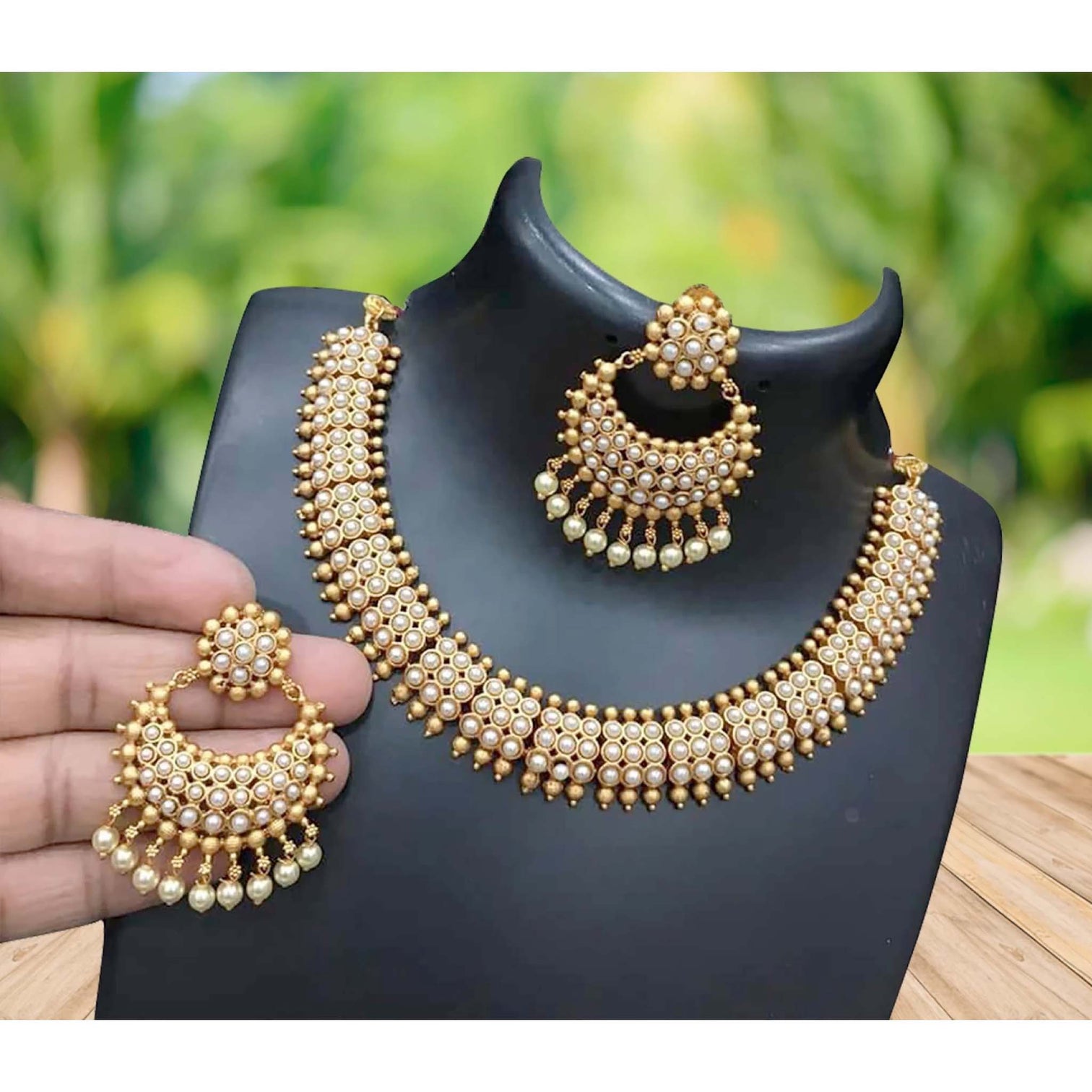 Alloy Jewel Set (White)