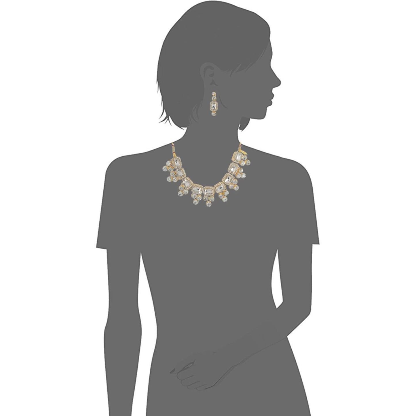 Alloy Jewel Set (White)