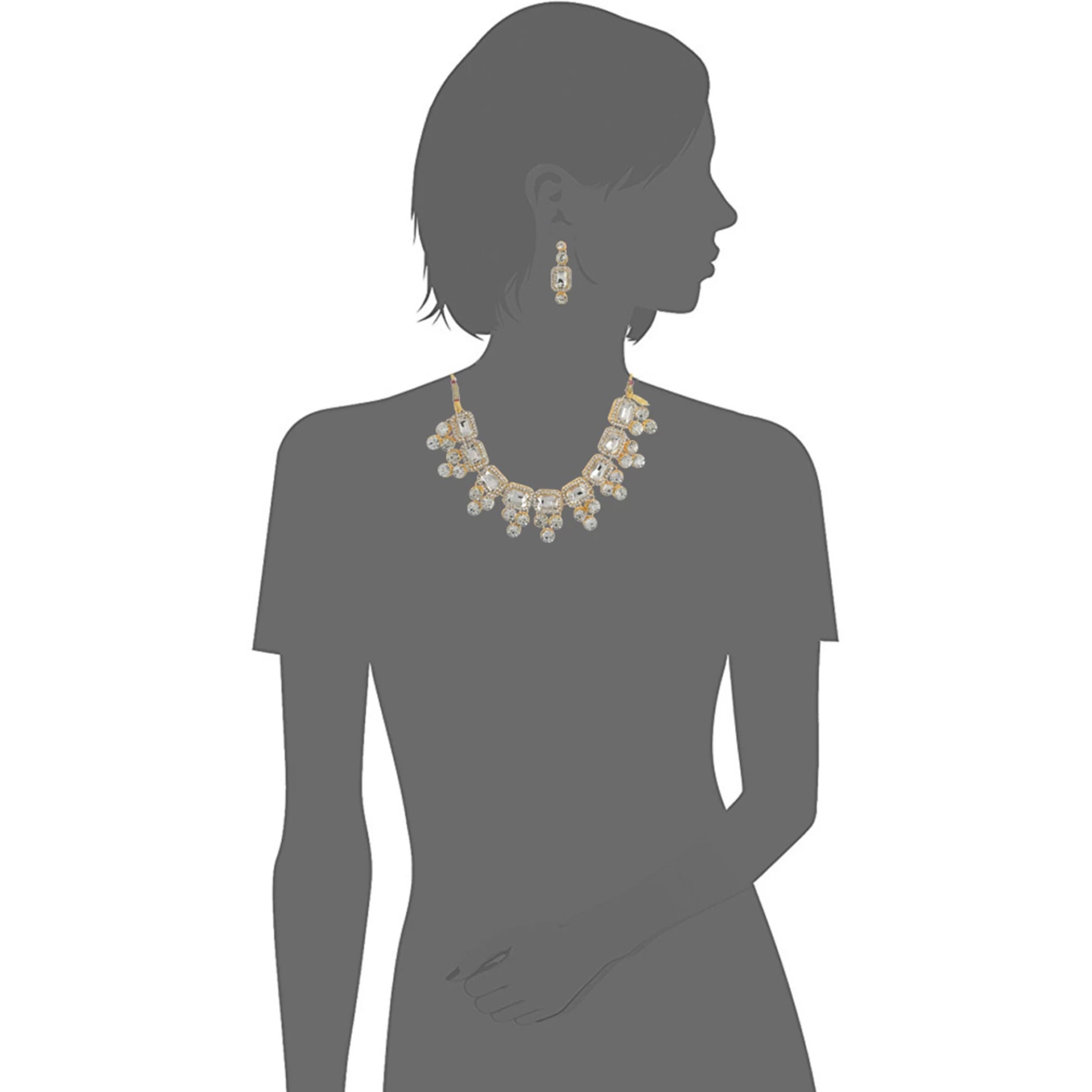 Alloy Jewel Set (White)