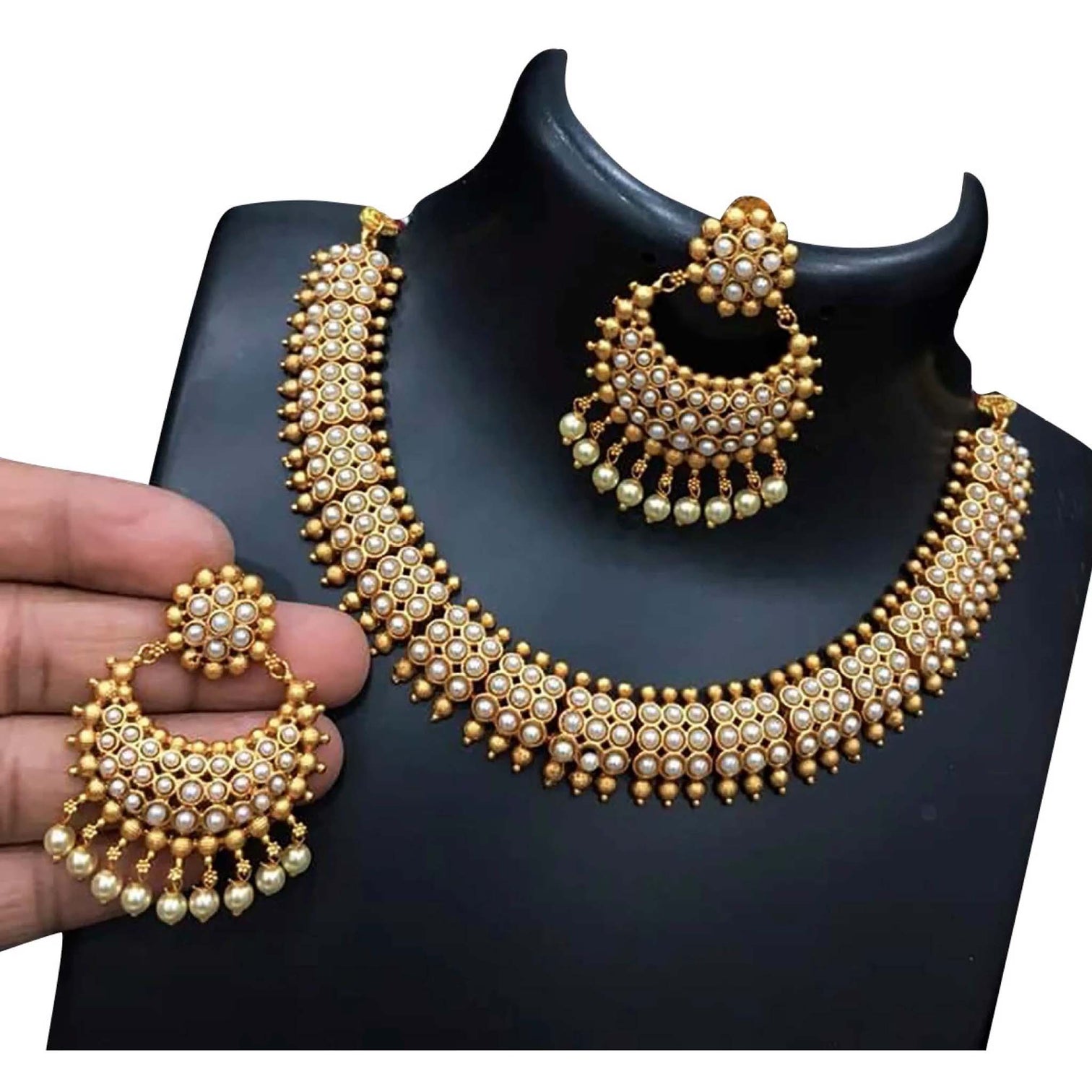 Alloy Jewel Set (White)