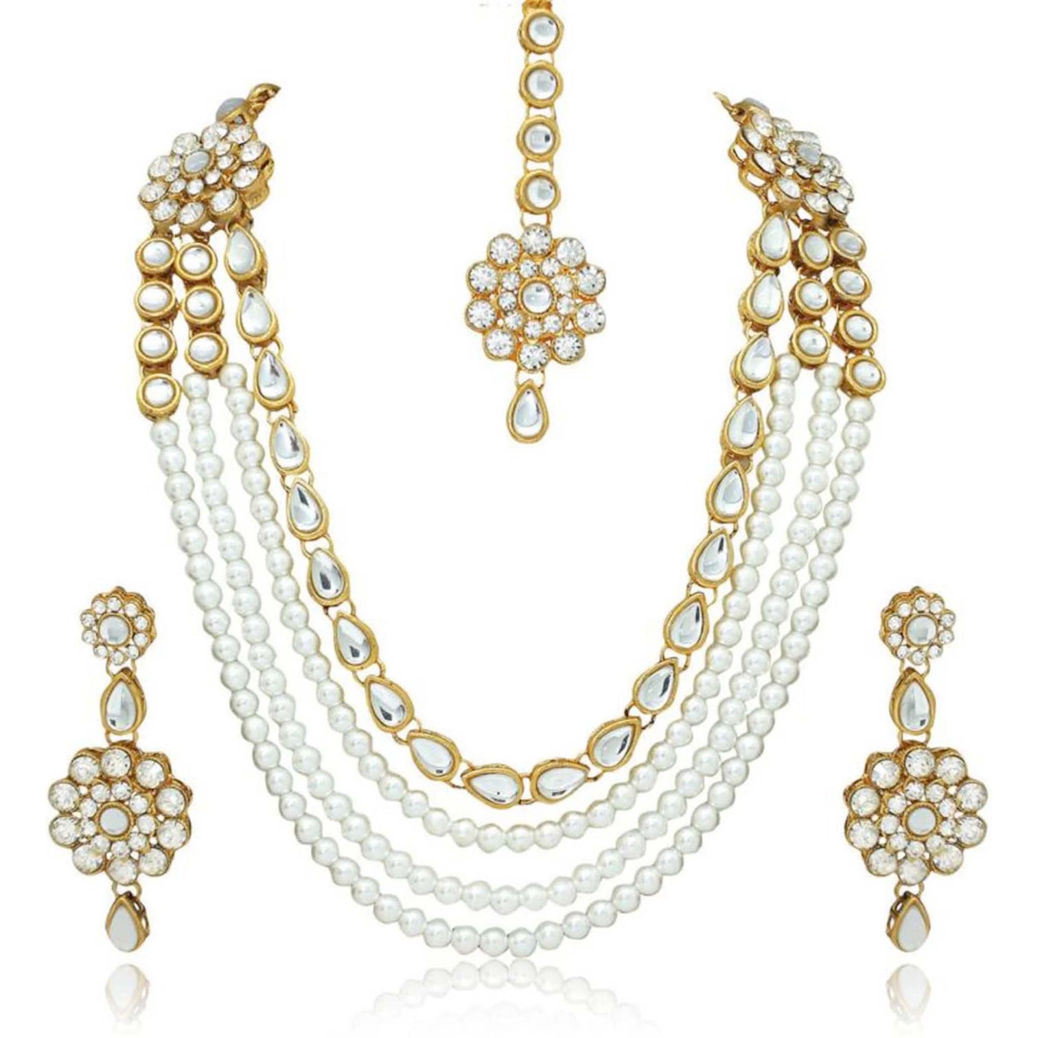 Alloy Jewel Set (White)