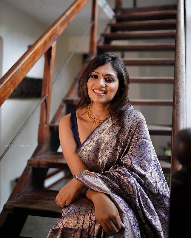 Precious Blue Soft Banarasi Silk Saree With Unequalled Blouse Piece