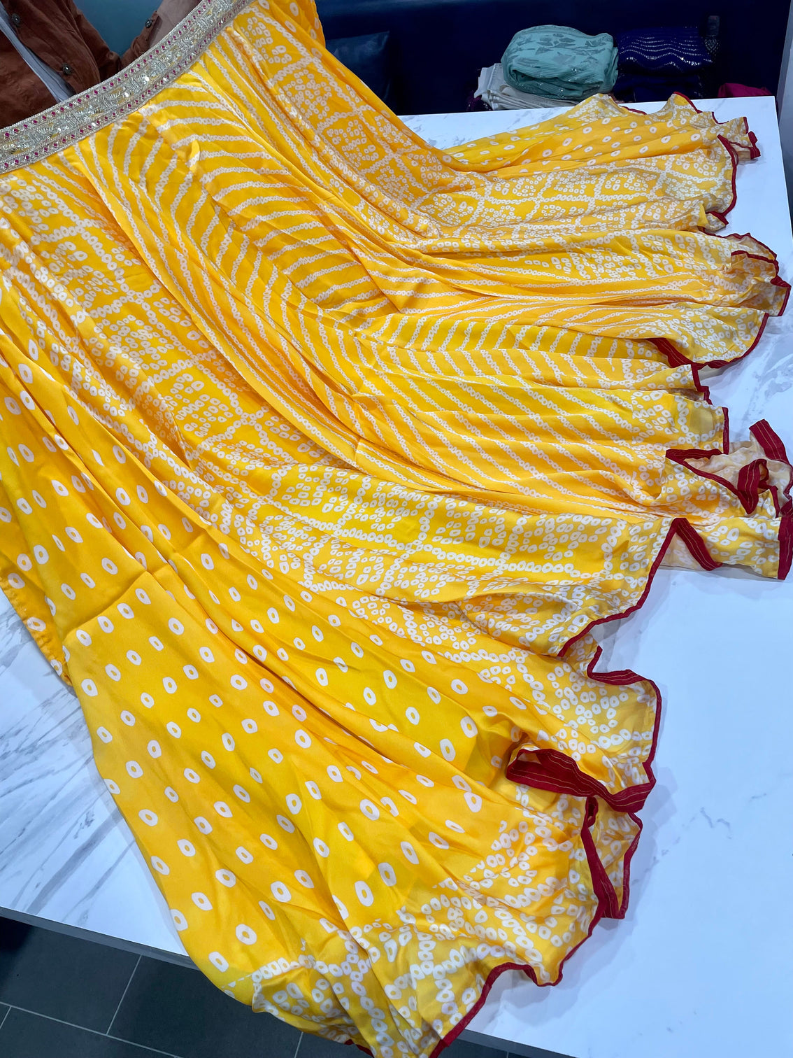 Amazing Yellow Lehenga Choli in Art Silk For Haldi Look