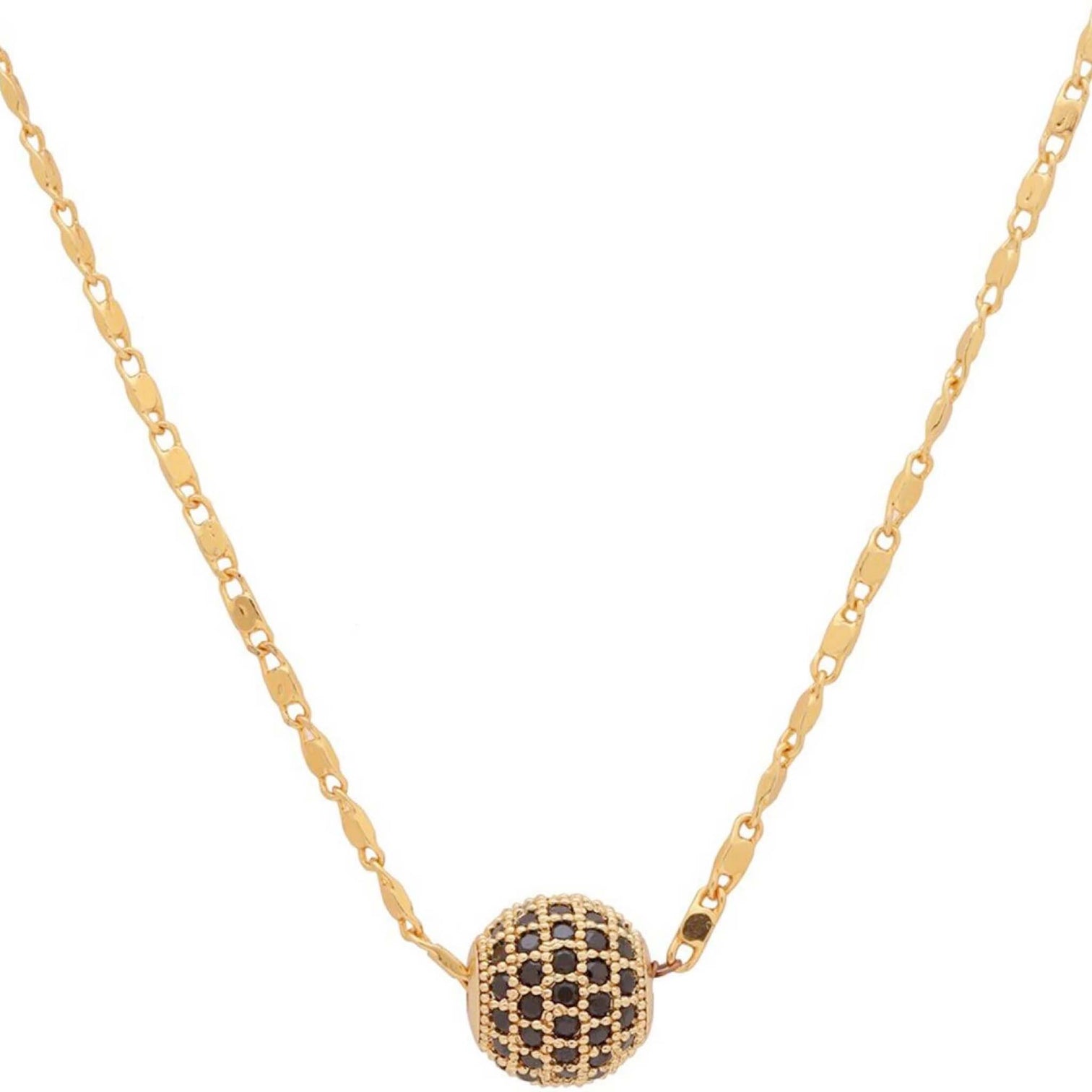 American Diamond Gold-plated Brass Pendant