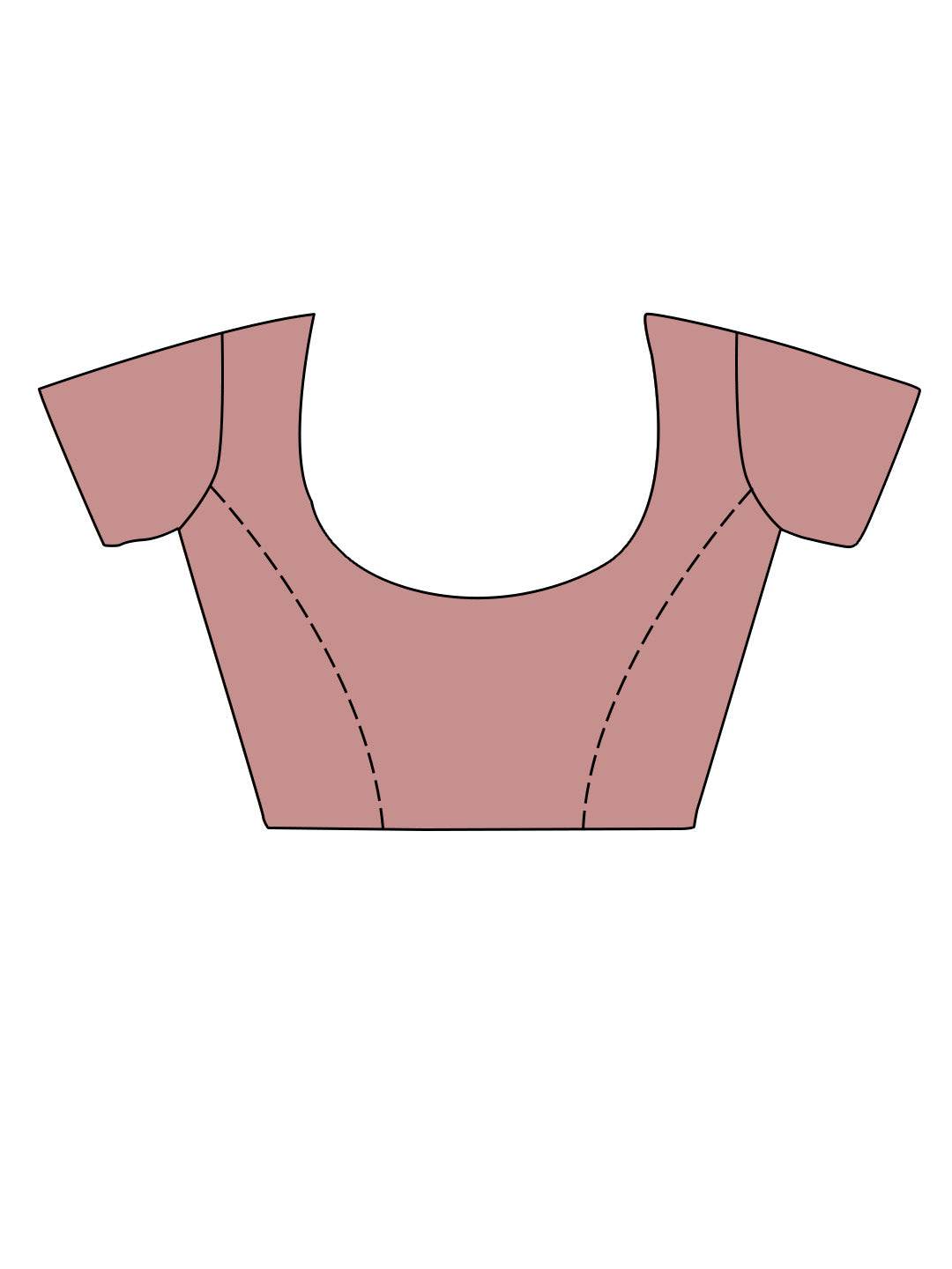 Pink Linen Saree With Blouse Piece