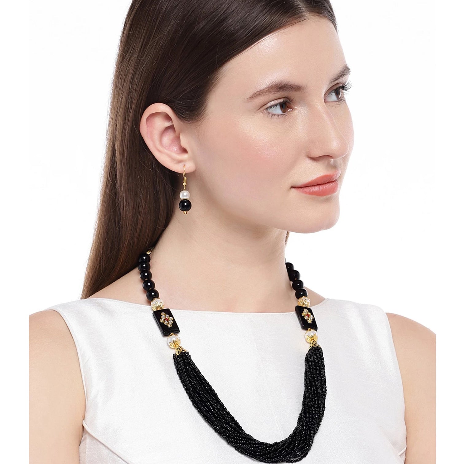 Brass Jewel Set (Black)